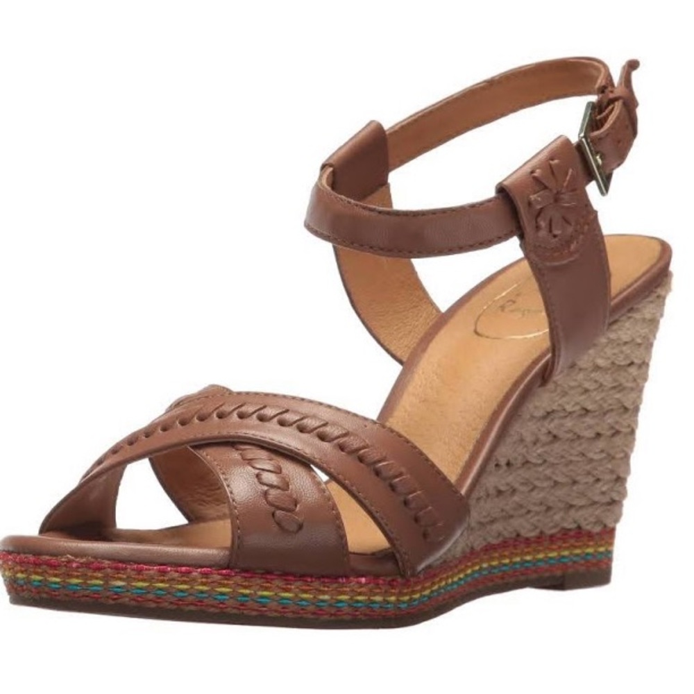 Jack Rogers Abbey Platform Sandal NWOT